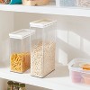 5.8qt Plastic Food Storage Canister - Brightroom™: Large  Pantry Container, Hand Wash, Clear, 13.5" Height - 2 of 3