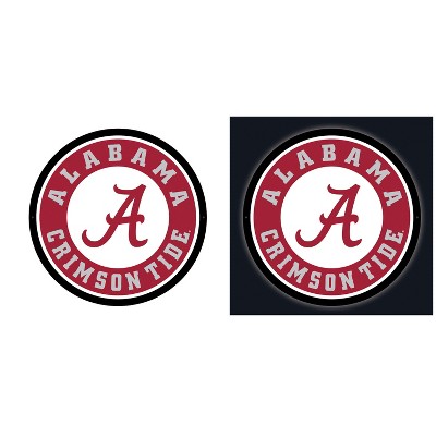 Evergreen Ultra-Thin Edgelight LED Wall Decor, Round, University of Alabama- 23 x 23 Inches Made In USA