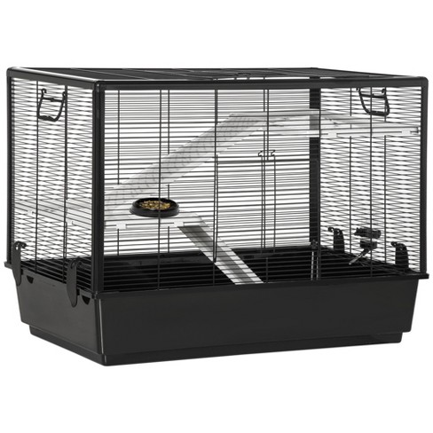 Pawhut Small Animal Cage With Playpen, Multi-level Pet Habitat Indoor For  Guinea Pigs Hedgehogs Bunnies With Accessories, 42 X 32.5 X 36 : Target