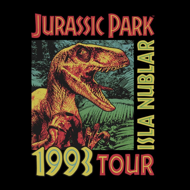 Men's Jurassic Park Raptor '9Isla Nublar Tour Sweatshirt, 2 of 5