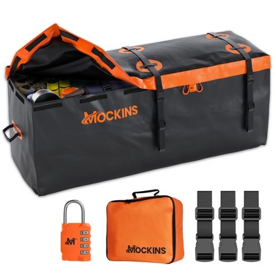 Mockins 16 Cu.Ft Waterproof Cargo Bag - 58"x24"x20" Hitch Bag - Orange