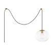 Mitzi Margot 1 - Light Pendant in  Aged Brass Clear Glass Shade  Shade - 2 of 4