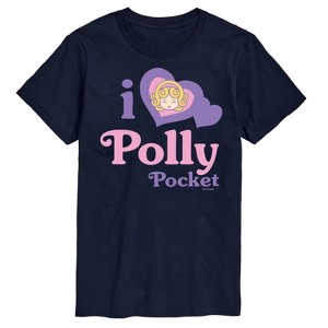 Men's - Polly Pocket - I Love Polly Pocket Short Sleeve Graphic T-Shirt - 1 of 4
