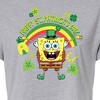 Women's - SpongeBob SquarePants - Spongebob Happy St. Patricks Day Cropped Graphic T-Shirt - 2 of 4