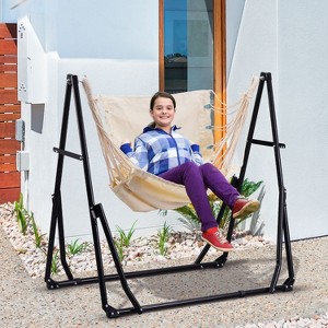 Ainfox Portable Hammock Chair and Hammock bed with Stand for patio outdoor - 1 of 4