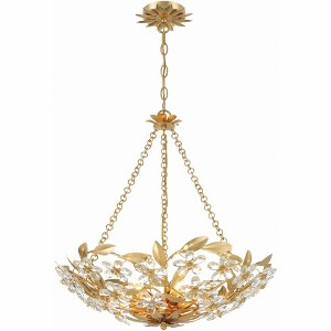 Crystorama Lighting Marselle 6 - Light Chandelier in  Antique Gold - 1 of 4