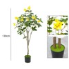 1Pc Blooming Flower Artificial Tree, Faux Blooming Flowers with Flower Pot, Artificial Handmade Blooming Trees for Indoor Outdoor Home Office - 4 of 4