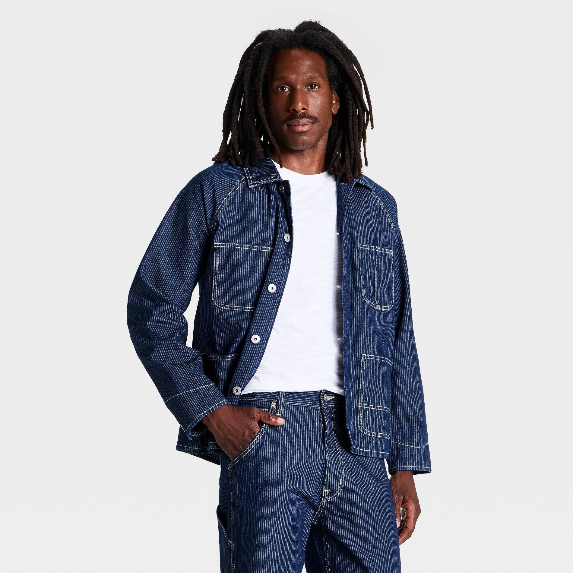 Men's Denim Chore Jacket - Goodfellow & Co™