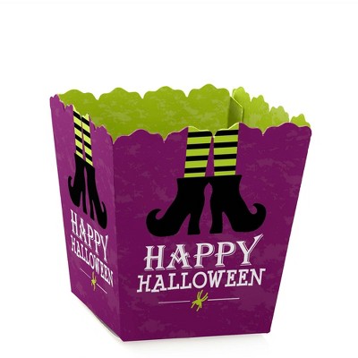 Big Dot of Happiness Happy Halloween - Party Mini Favor Boxes - Witch Party Treat Candy Boxes - Set of 12