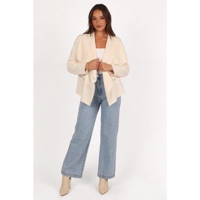 Petal and Pup Lopez Faux Sherling Jacket - Cream