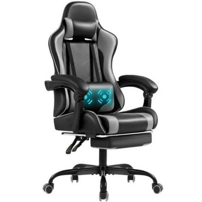 LACOO 2024 Ergonomic Gaming Chair with Massage ang Footrest