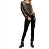 Women's Tie Front Leopard Top - umgee - 4 of 4