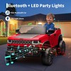 Jojoka 24V Licensed Ride on Car for Big Kids, 2-Seater Electric Truck with Remote Control, 3 Speeds, Music & LED Lights - 4 of 4