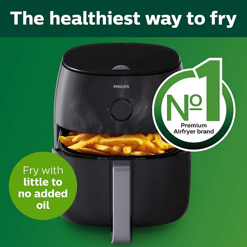 Philips Premium Airfryer XXL with Fat Removal Technology, Black HD9630/98, 3 of 8