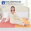 Itopfox Quilted Cotton Heated Mattress Pad with 10 Heat Settings, Dual Controller & Auto Shut Off, Moisture Wicking for Enhanced Sleep Comfort - 4 of 4
