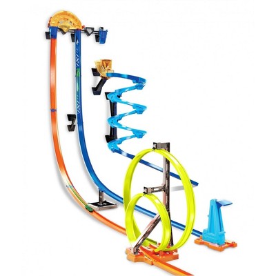 hot wheels corkscrew crash target