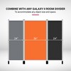Proman Galaxy II Large Room Divider (Grey, 74.25" width), optimized for listings and under 150 characters: - 4 of 4