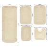 Home Weavers Radiant Collection 100% Cotton Tufted Bathroom Rug Set, Non-Slip Latex Bath Rug Set - 3 of 4