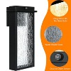 KTMBDW Outdoor Wall Light Fixtures, Porch Sconces Wall Mounted Lighting with Glass Shades, Modern LED Porch Light for Front Door Entryway, 2 Pcs - 4 of 4