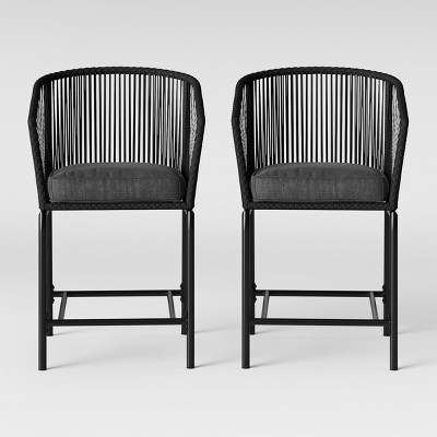 target black patio chairs