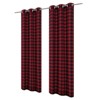 Plaid Printed Curtain - Decorative Window Drapes for Living Room, Bedroom & Kitchen. Lightweight, Easy to Hang & Adds Timeless Style to Any Space - 4 of 4