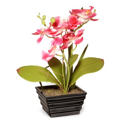 12" Pink Orchid Flower - National Tree Company