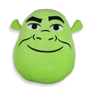 Northwest Shrek Super Soft Travel Cloud Pillow 12" X 9" Green - 1 of 4