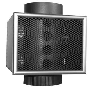 US Stove Company 6-Inch Miracle Heat Reclaimer Wood or Coal Stove Furnace, Black - 1 of 4