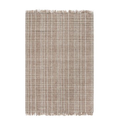 8'x10' Okemah Jute/Wool Rug Ivory - Anji Mountain