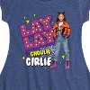 Girls' - Nickelodeon - Ghoulie Girlie Fit & Flair Cap Sleeve Dress - 2 of 3