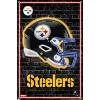 Trends International NFL Pittsburgh Steelers - Neon Helmet 23 Unframed Wall Poster Prints - 4 of 4