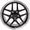 OE Wheels CV04 18 Inch Rim Fits Corvette C5 Z06 Style 5x120.65 18x10.5 Gloss Black Machined Lip - Hollander 5124 (1) - 2 of 4