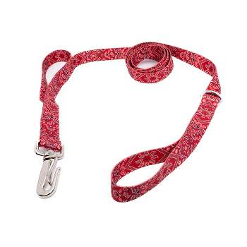 Country Brook Petz Deluxe Red Bandana Dog Leash