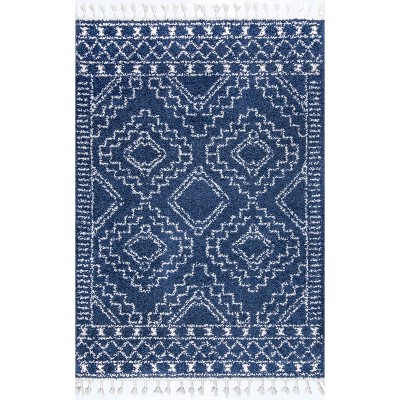 Nuloom Vasiliki Moroccan Global Tassel Indoor Area Rug