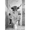 Trends International Reinders: Toilet Humor - Highlander Toilet Unframed Wall Poster Print Clear Push Pins Bundle 14.725" x 22.375" - 4 of 4