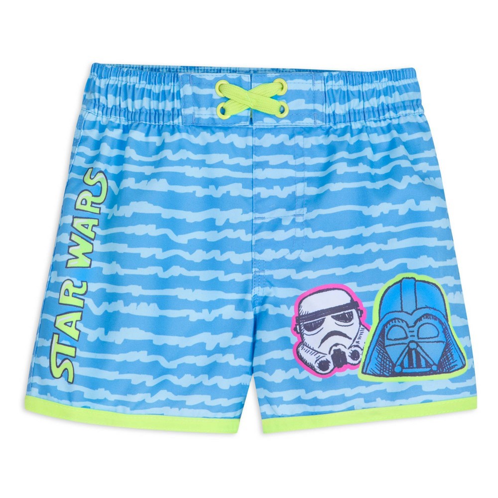 Photos - Swimwear Disney Boys' Star Wars Swim Trunk - 9-10 -  Store pool 