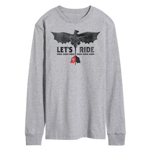 Men's - How to Train Your Dragon - Lets Ride Long Sleeve Graphic T-Shirt - 1 of 4