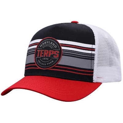 NCAA Maryland Terrapins Men's Vista Black with Hard Mesh Snapback Hat