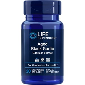 Aged Black Garlic by Life Extension  -  30 VegCap - 1 of 2