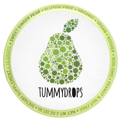 Tummydrops Sweet Ginger Pear, 18 Drops