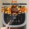 Whall Compact 4QT Air Fryer, 9-in-1 with Smart Digital Color TouchScreen Air Fryers with View Window , Roast, Bake, Broil, Reheat, Dehydrate - 2 of 4
