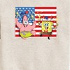 Boys' - SpongeBob SquarePants - Patrick Sparkers Flag Graphic Long Sleeve Fleece Sweatshirt - 2 of 4