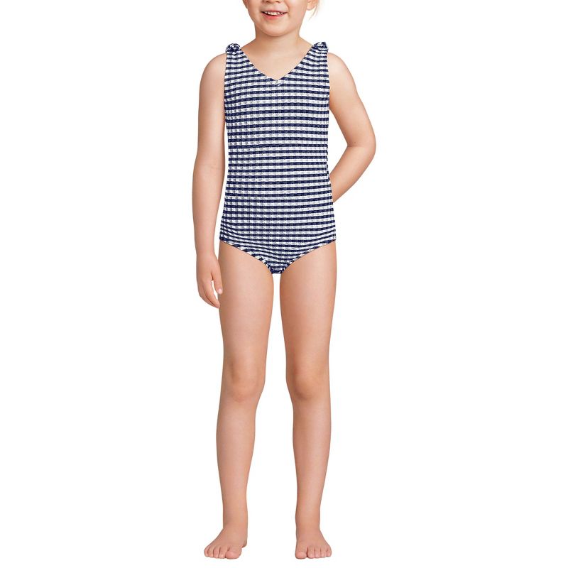 Lands' End Kids Plus Sequin Graphic UPF 50 Tugless One Piece, 3 of 5