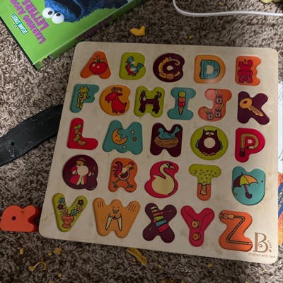 Alpha B. tical, Wooden Alphabet Puzzle