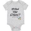 FRIENDS Bodysuit Pants and Hat 3 Piece Outfit Set Black - 2 of 4