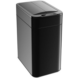 hOmeLabs Kitchen Trash Can - Retractable Automatic Sensor Butterfly Lid, Battery-Operated - 1 of 4