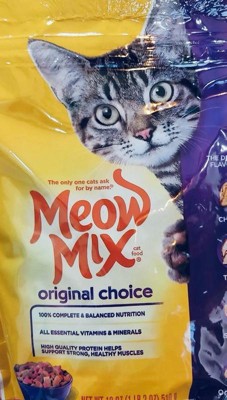 Meow Mix Hairball Control With Flavors Of Chicken Turkey Salmon