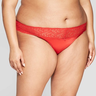 red lace panties plus size