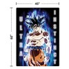 Dragon Ball Super Saiyan Goku 45 x 60 Inch Fleece Throw Blanket - 2 of 4