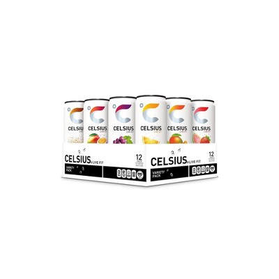 CELSIUS, Functional Essential Energy Drinks, Variety Pack - 12 Fl Oz Can (Pack of 12)